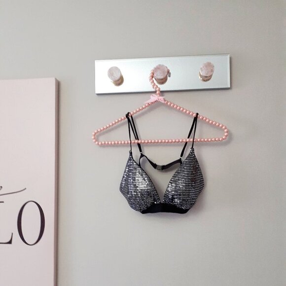 NWT Sugarfree metallic accent triangle bikini top & bikini bottom set - Picture 10 of 15